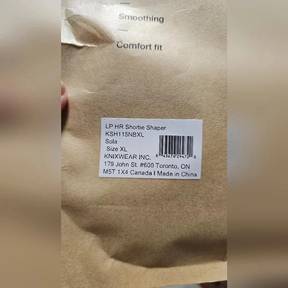 KNIX Leakproof High Rise Shaper Shorts Sola Brown color size XL - Picture 2 of 10